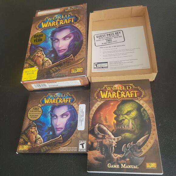 PC Game World of Warcraft 2004 release Macintosh version included Game of Year - Picture 6 of 9
